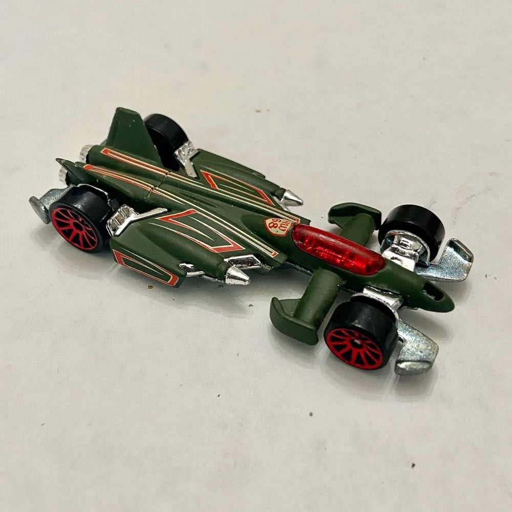Vintage Hotwheels-Mattel Inc. 2000 Jet Threat (Dark Green)