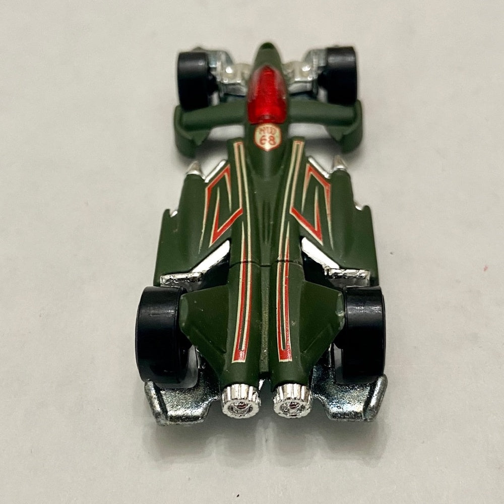 Vintage Hotwheels-Mattel Inc. 2000 Jet Threat (Dark Green)