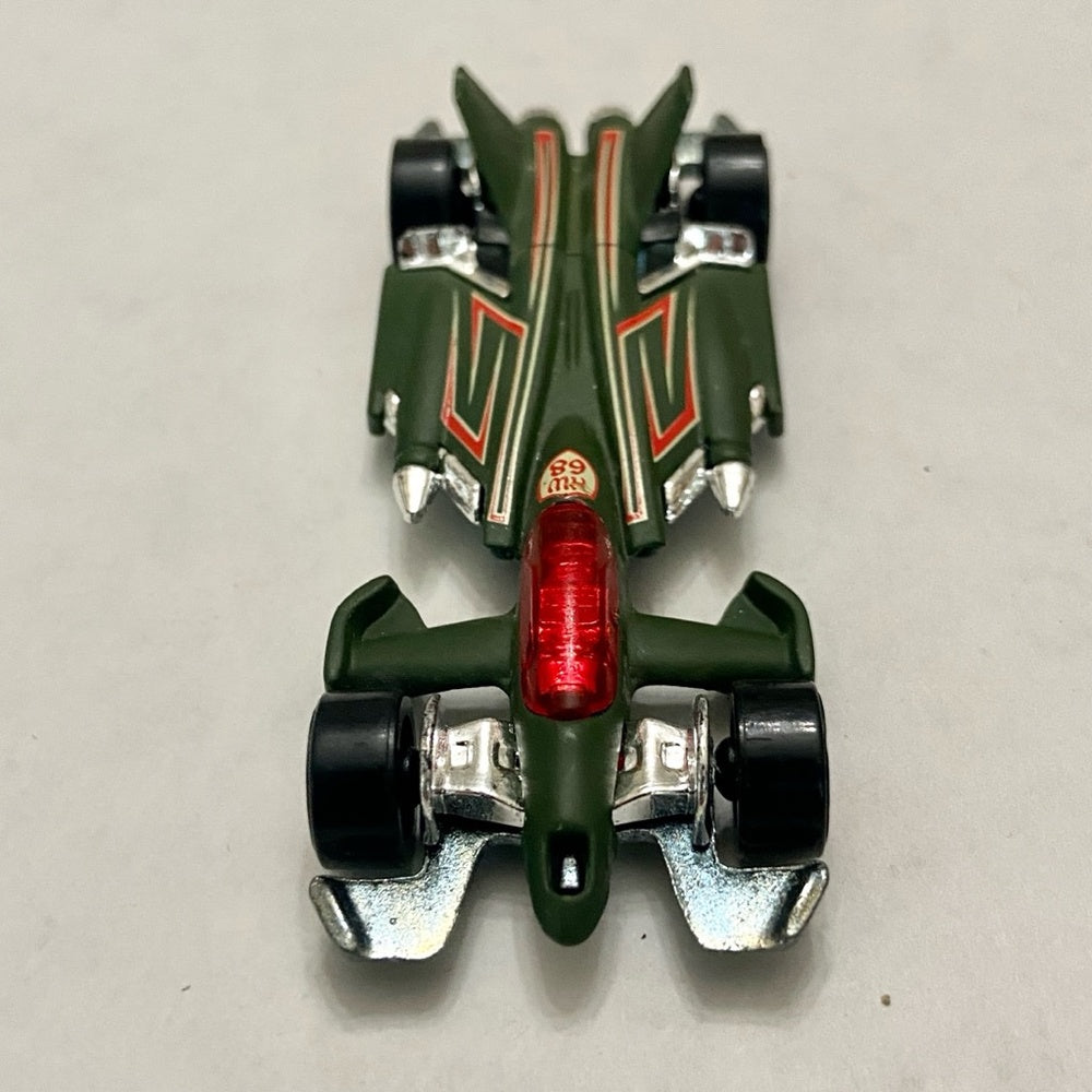 Vintage Hotwheels-Mattel Inc. 2000 Jet Threat (Dark Green)