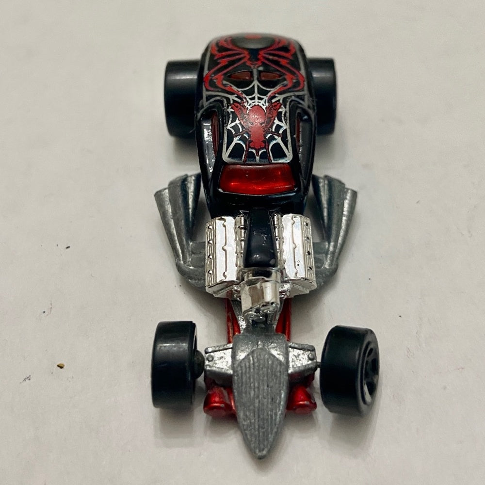Vintage Hotwheels-Mattel Inc. 2002 Spider 1/4 mile coupe