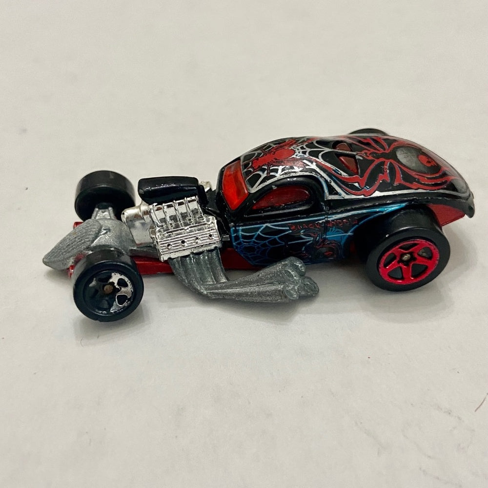 Vintage Hotwheels-Mattel Inc. 2002 Spider 1/4 mile coupe