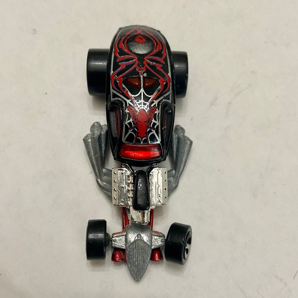 Vintage Hotwheels-Mattel Inc. 2002 Spider 1/4 mile coupe