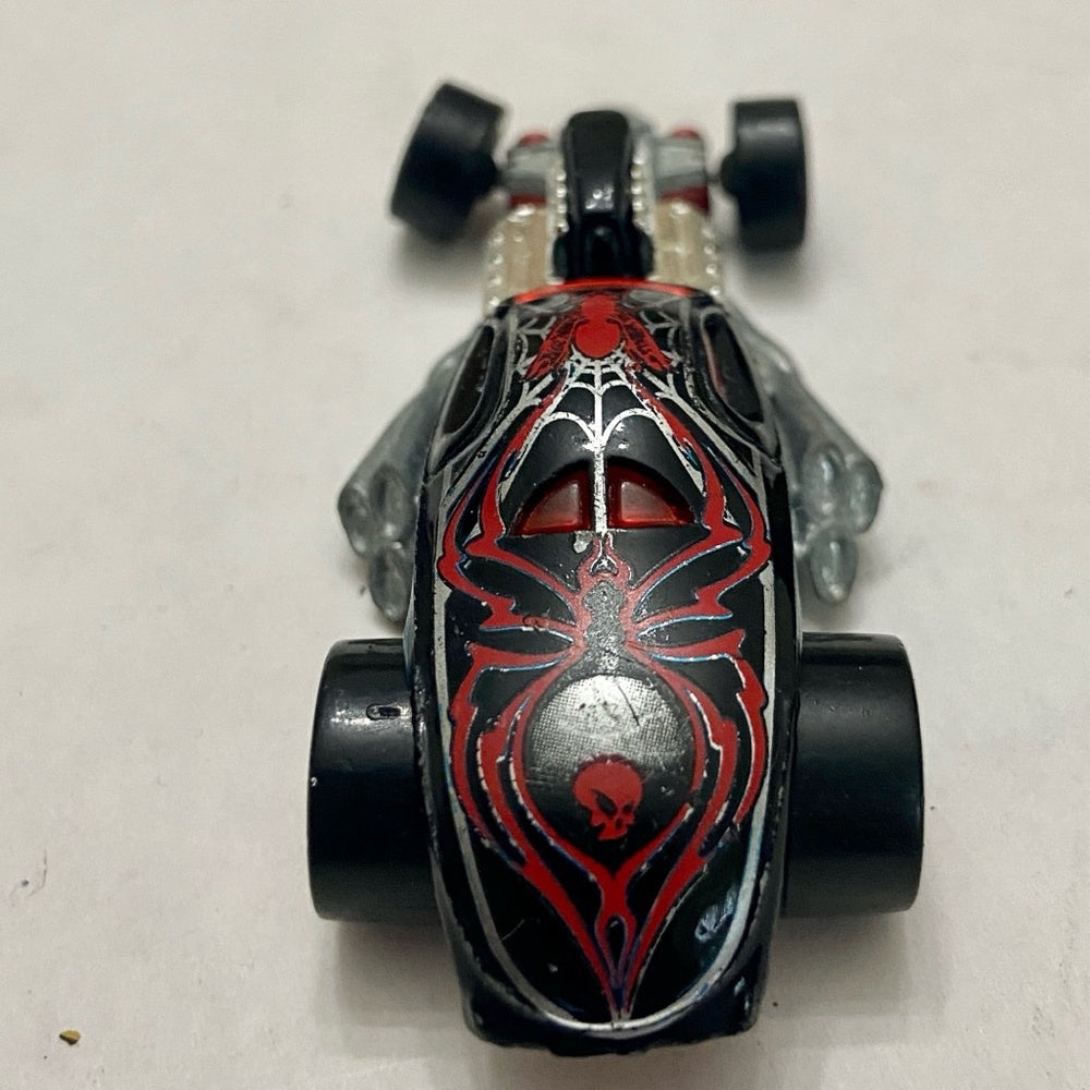 Vintage Hotwheels-Mattel Inc. 2002 Spider 1/4 mile coupe
