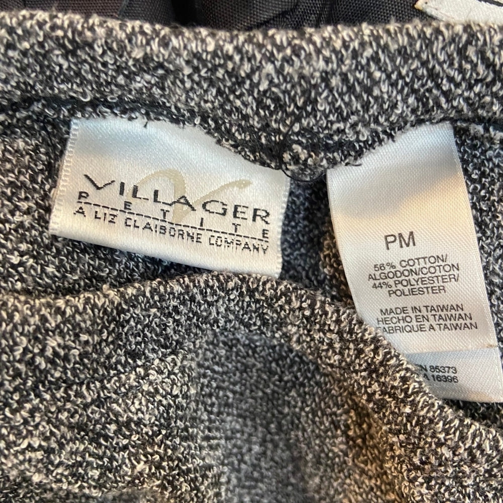 Gray Blazer and Skirt Set - Size M
