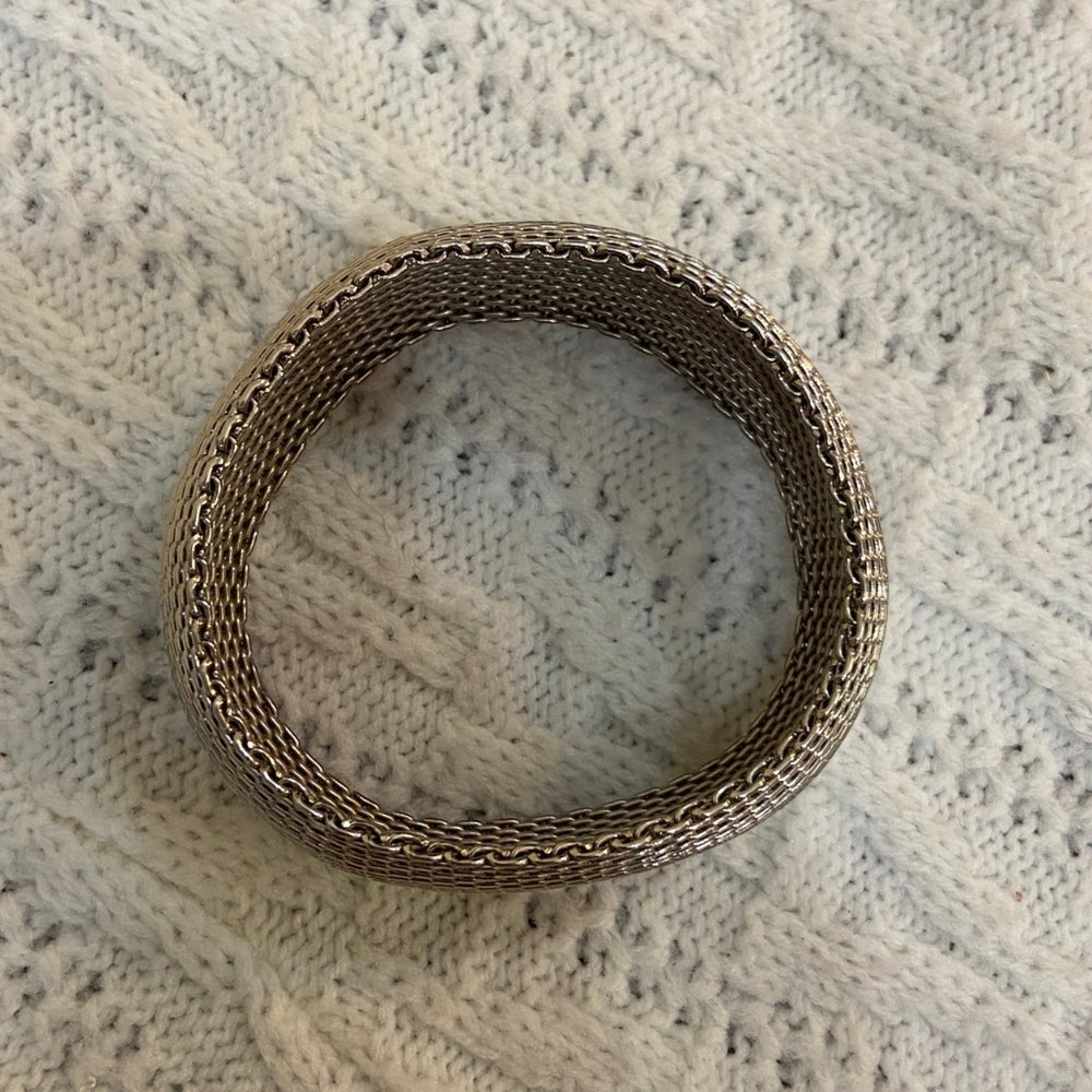 Silver Flexible Bangle