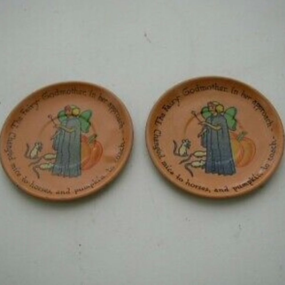 1930s Ohio Art, Fern B. Peat Cinderella 9-pc Child’s Tin Tea Set