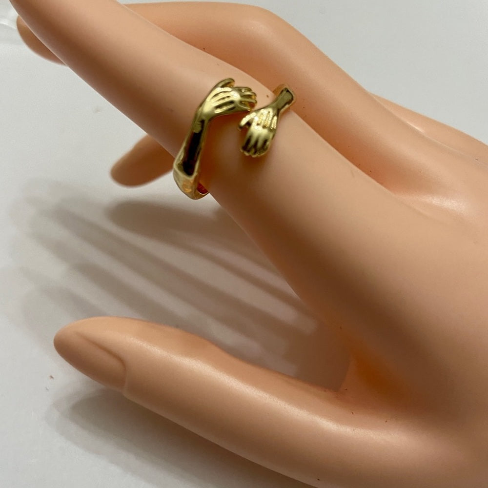 Custom Made Hugger Gold Tone Ring