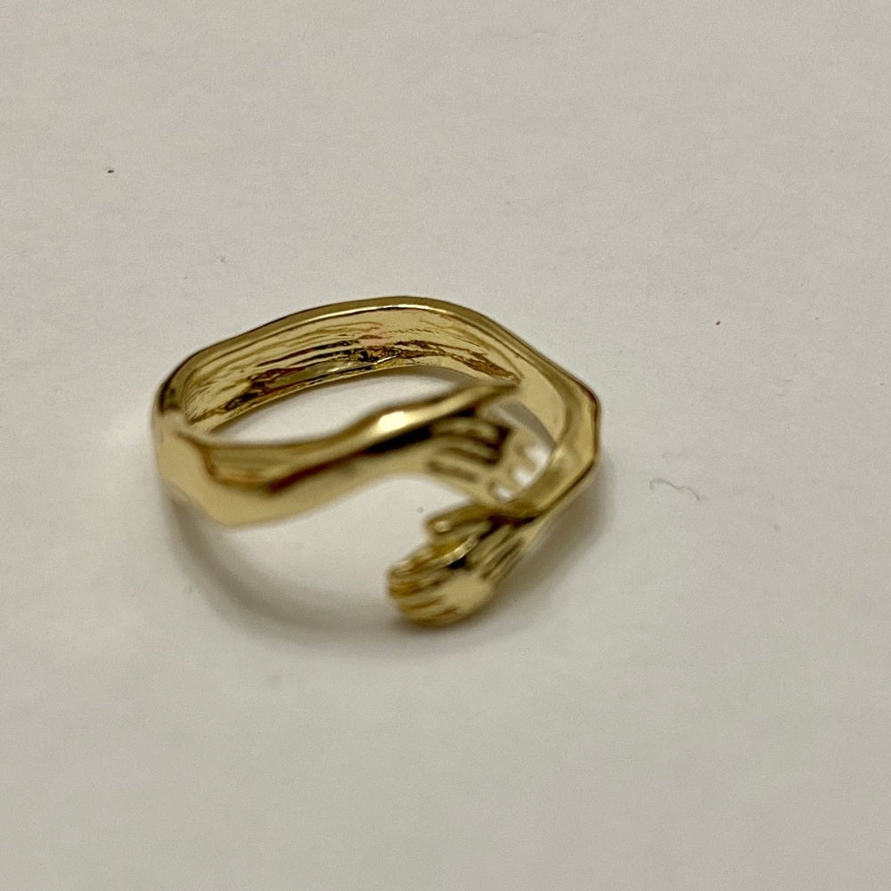 Custom Made Hugger Gold Tone Ring