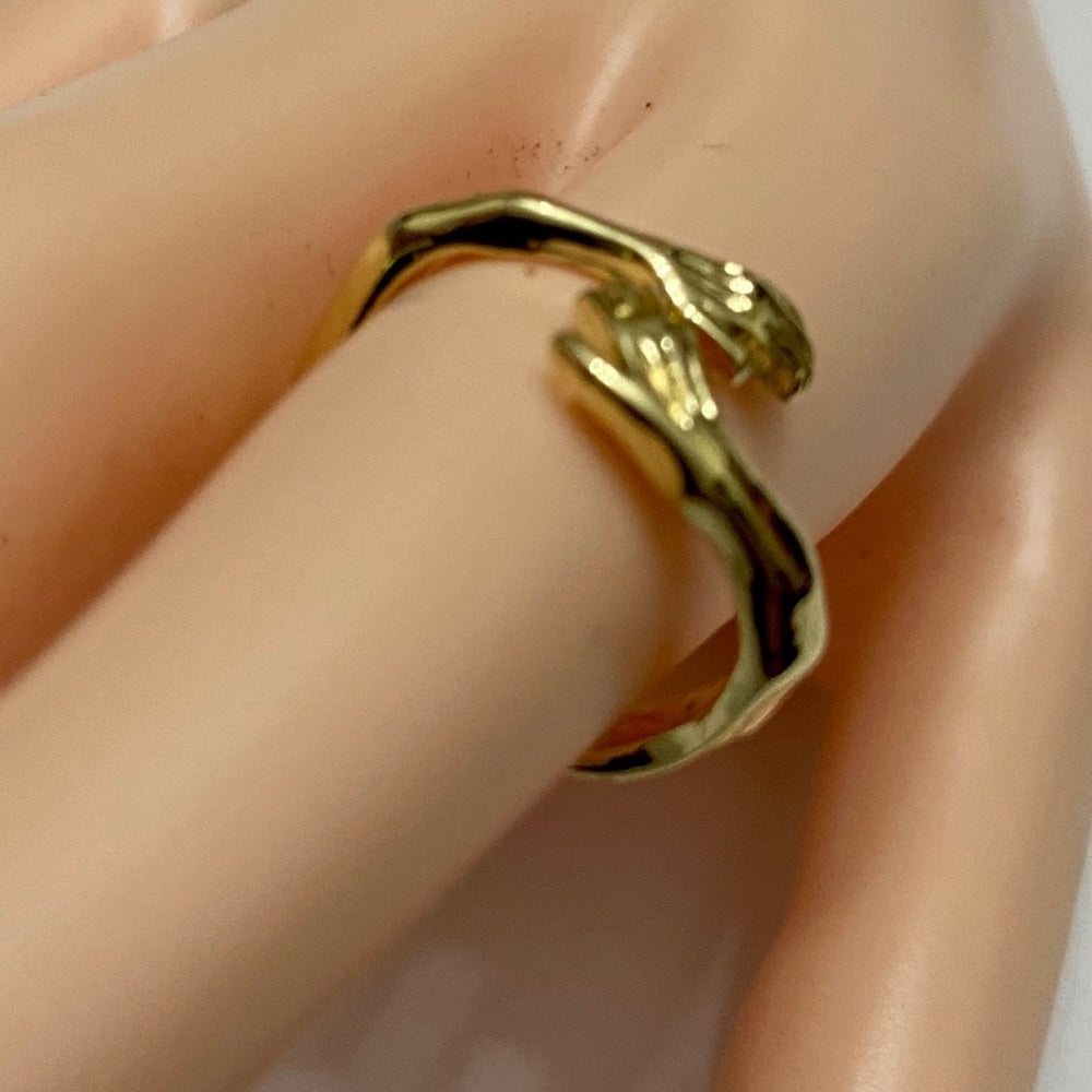 Custom Made Hugger Gold Tone Ring