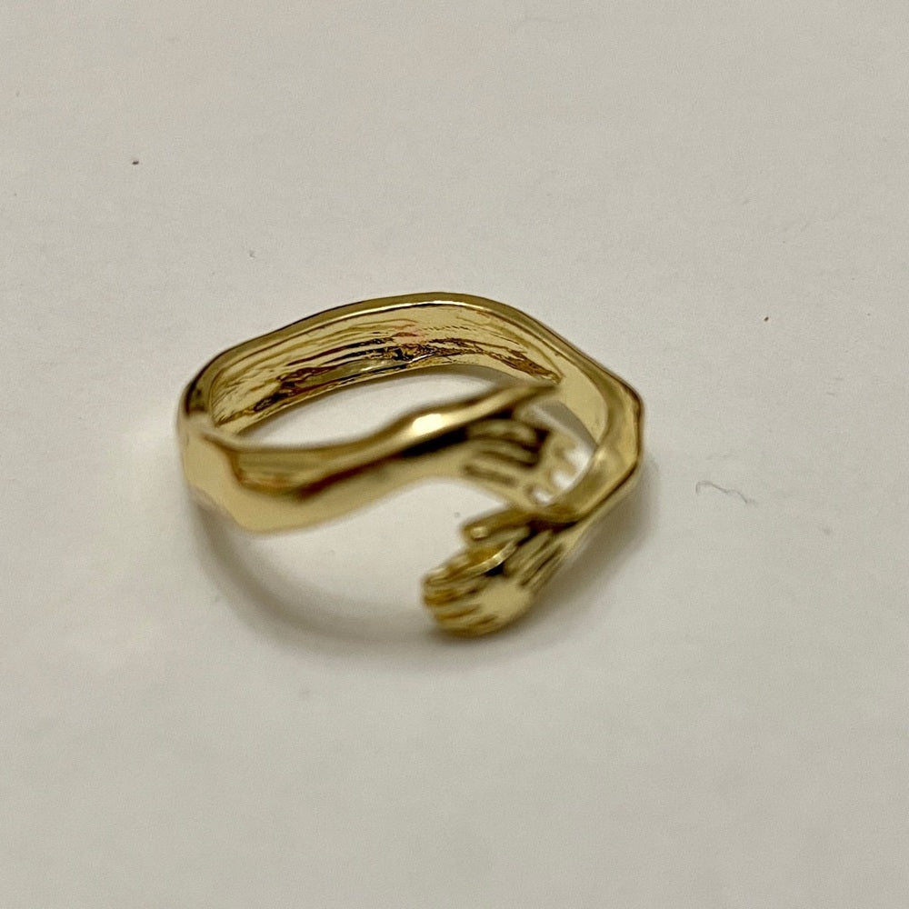 Custom Made Hugger Gold Tone Ring