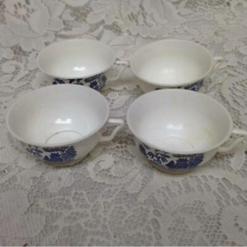1950s 16-pc Ideal Blue Willow, Child’s Tea Set