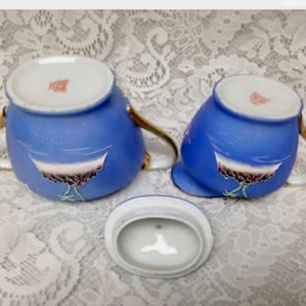 1920s, Moriyama-Morimura, Japan, Variant Polychrome Willow 11pc - Tea Set