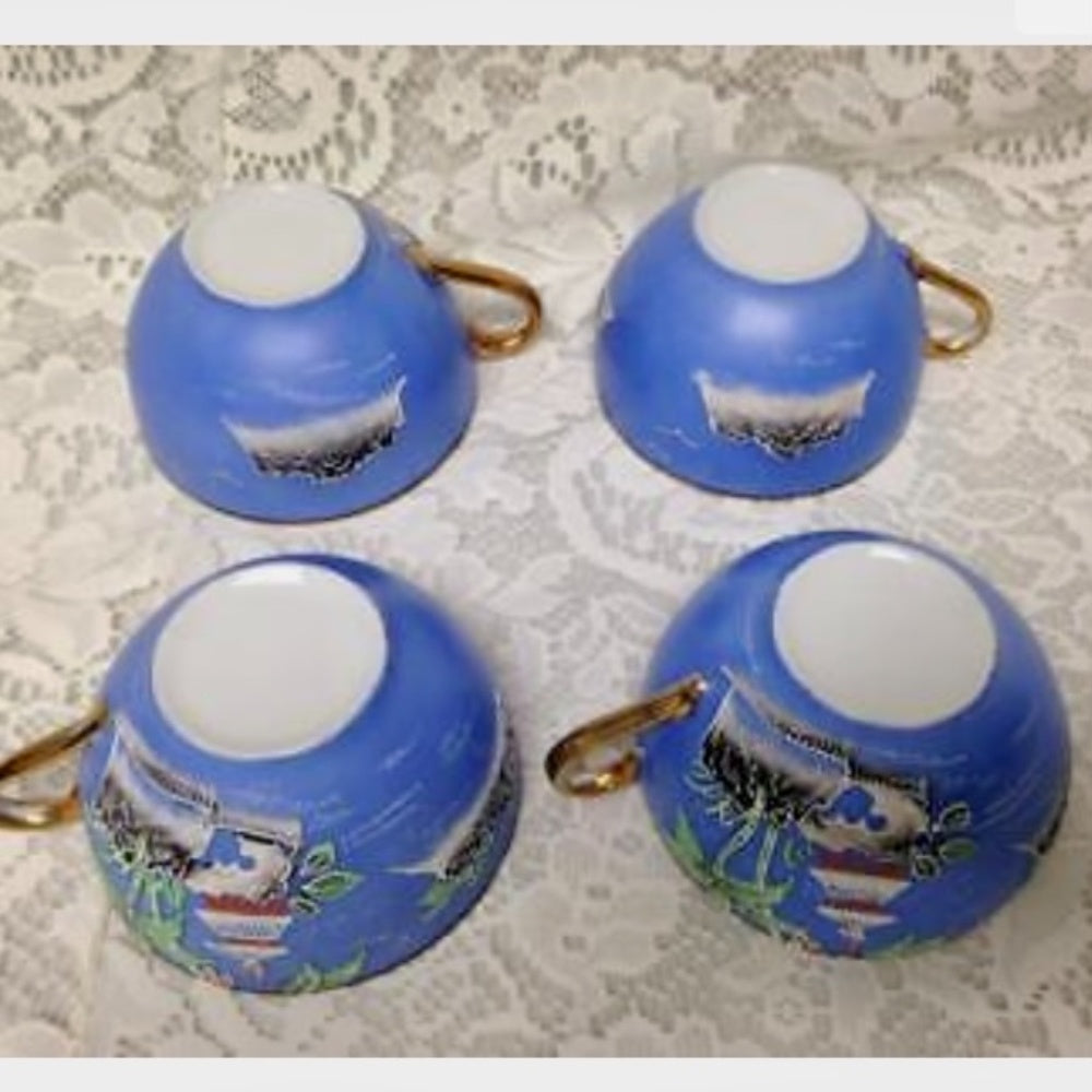 1920s, Moriyama-Morimura, Japan, Variant Polychrome Willow 11pc - Tea Set