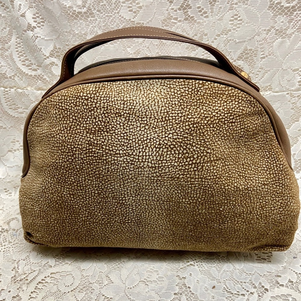 Borbonese Red Wall Quail Suede Leather (M)