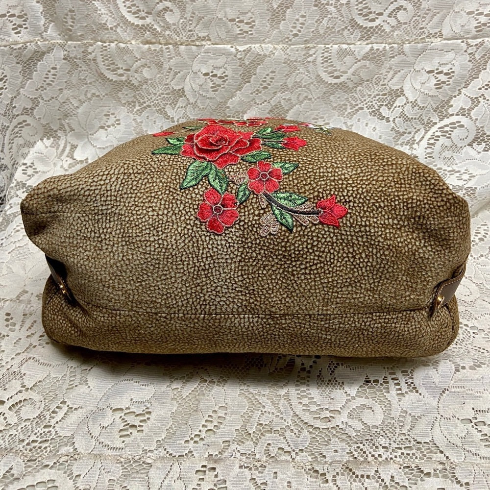 Borbonese Red Wall Quail Suede Leather (M)