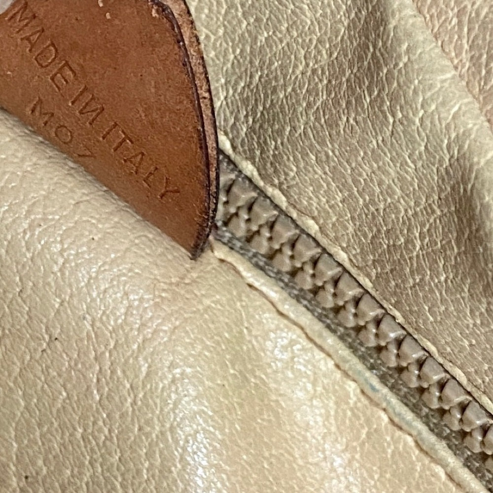 Celine, Cream Macadam Crossbody Handbag