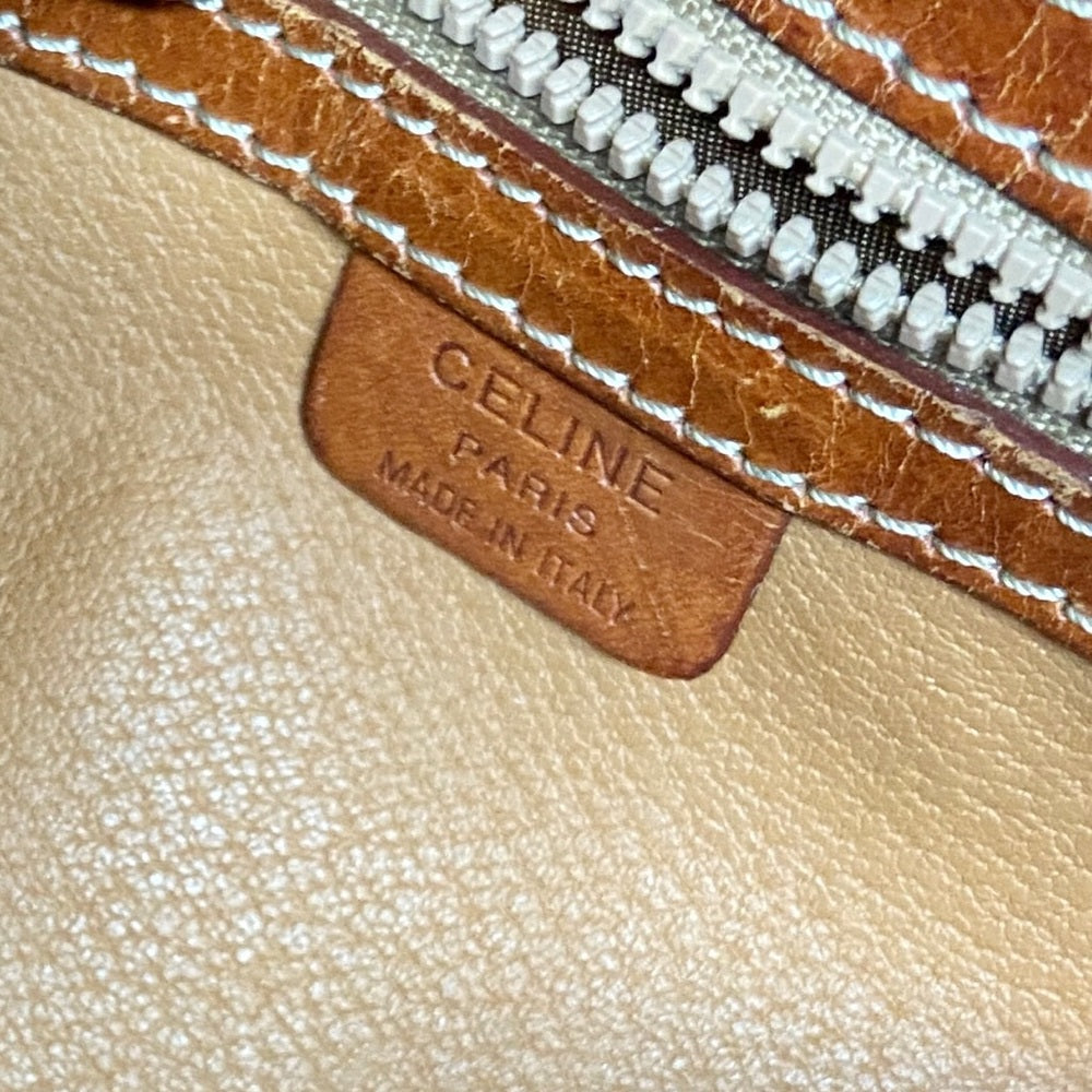 Celine, Brown Macadam Papillon -Speedy Style Handbag