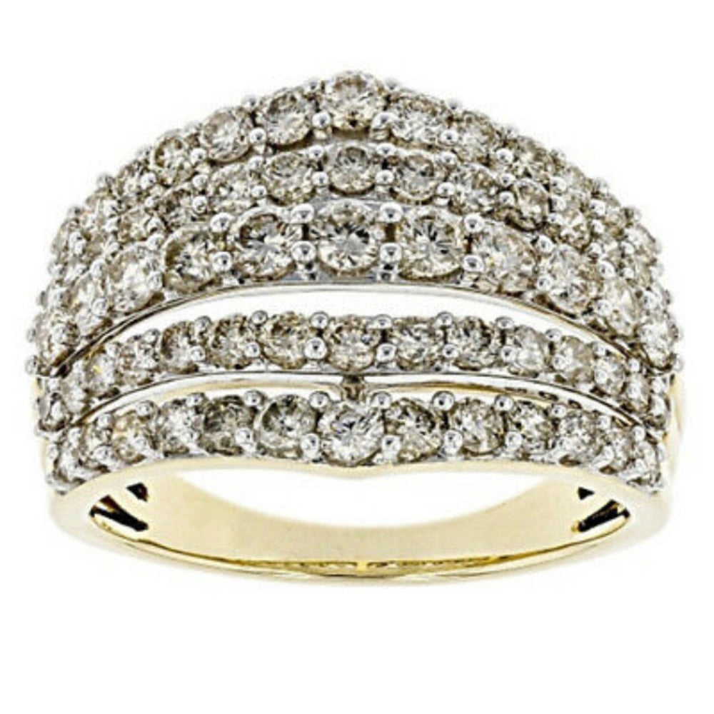 Faux Diamond or Cubic Zirconia 10kt Gold Filled Ring