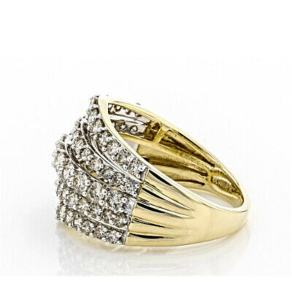 Faux Diamond or Cubic Zirconia 10kt Gold Filled Ring