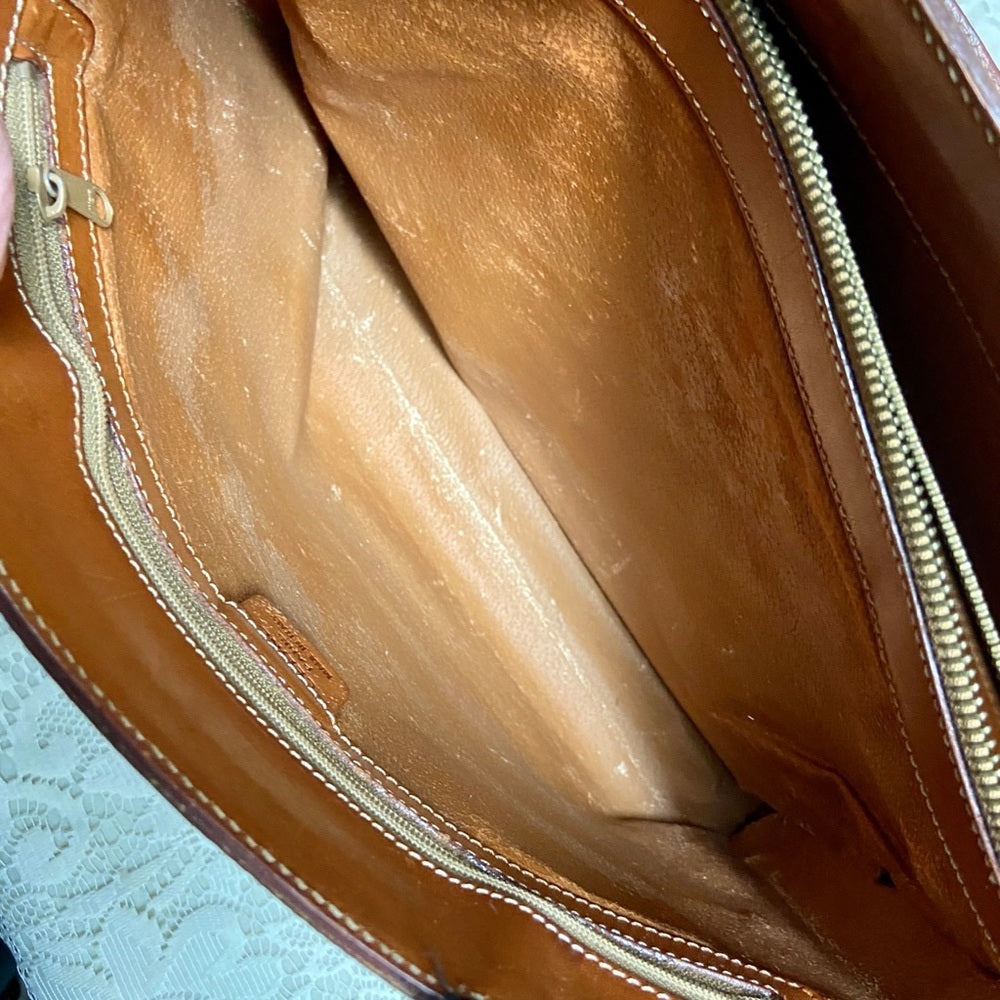 Celine Brown Macadam Handbag 10in x 12in x 4.5in (GM)