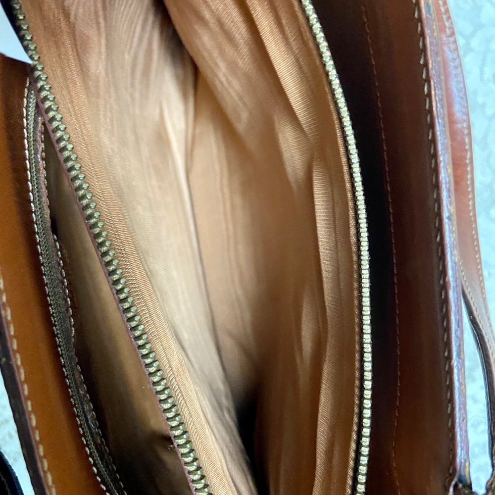 Celine Brown Macadam Handbag 10in x 12in x 4.5in (GM)