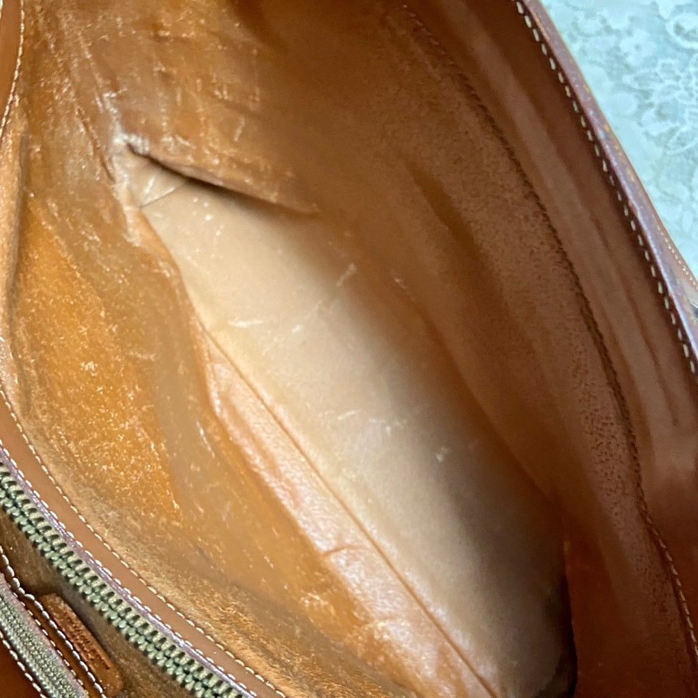 Celine Brown Macadam Handbag 10in x 12in x 4.5in (GM)