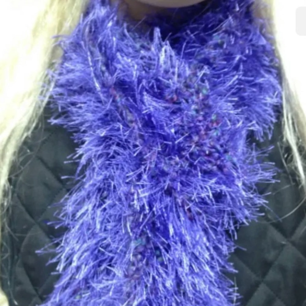 Beautiful, Fits All, Aerospostale Purple Knitted Hat and Matching Scarf Set