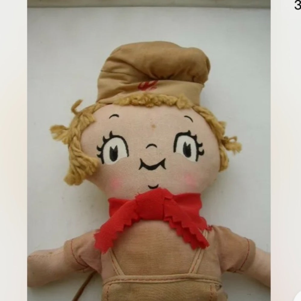 1960s, Knickerbocker Pair of Campbell Chefs Advertising Dolls