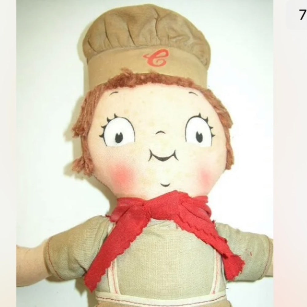 1960s, Knickerbocker Pair of Campbell Chefs Advertising Dolls