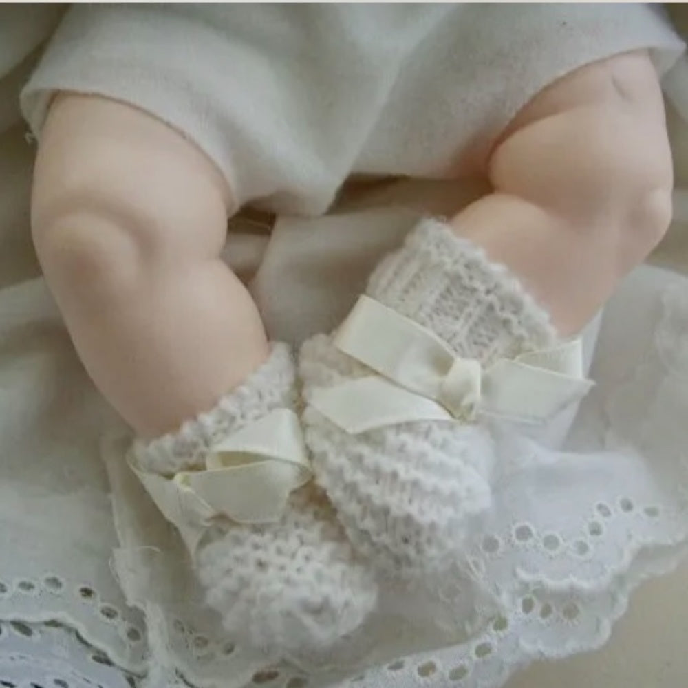 Vintage, Advertising Gerber Baby in Christening Gown Basket and Beddings
