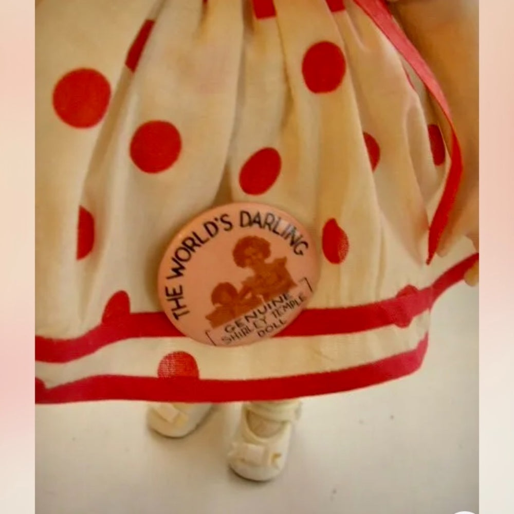 1973, The Worlds Darling, Genuine 16in Porcelain Shirley Temple Doll