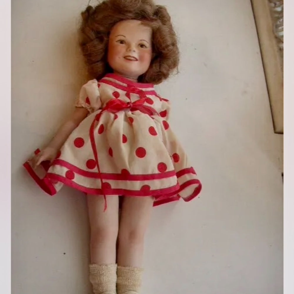 1973, The Worlds Darling, Genuine 16in Porcelain Shirley Temple Doll