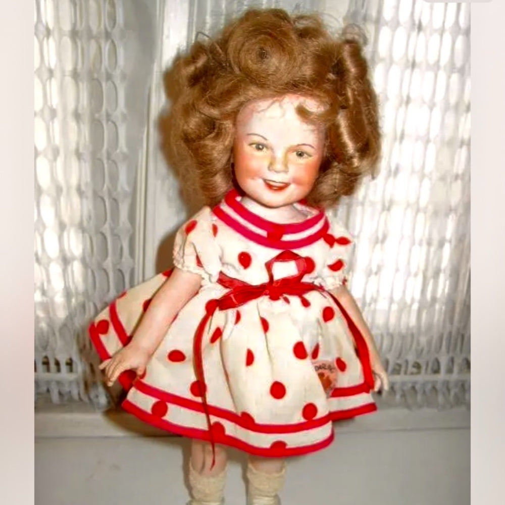 1973, The Worlds Darling, Genuine 16in Porcelain Shirley Temple Doll