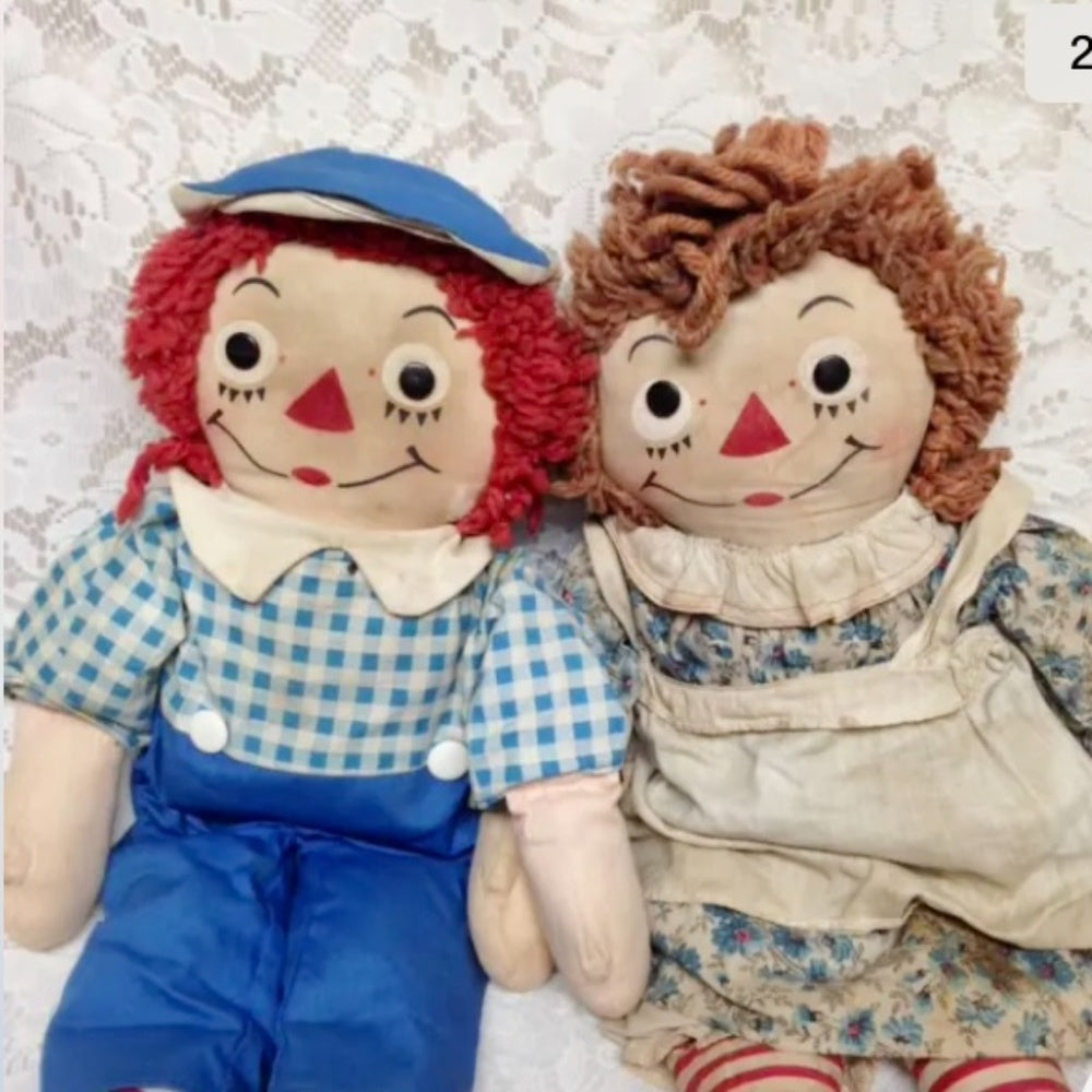 Rare, 1947 Johnny Gruelle Own Raggedy Anne and Andy Doll