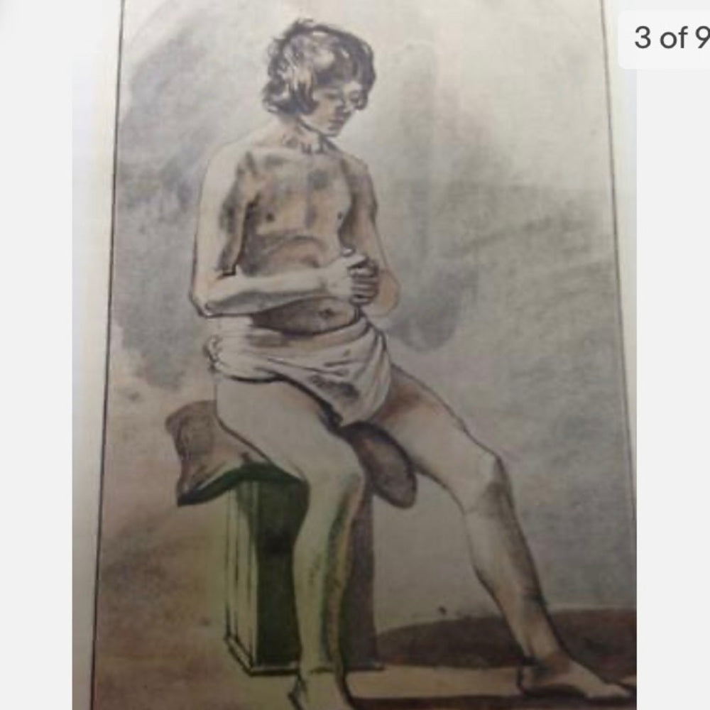 Antique (1906), Rembrandt Van Rijn, Rare etching of A Young Man-Titus This is