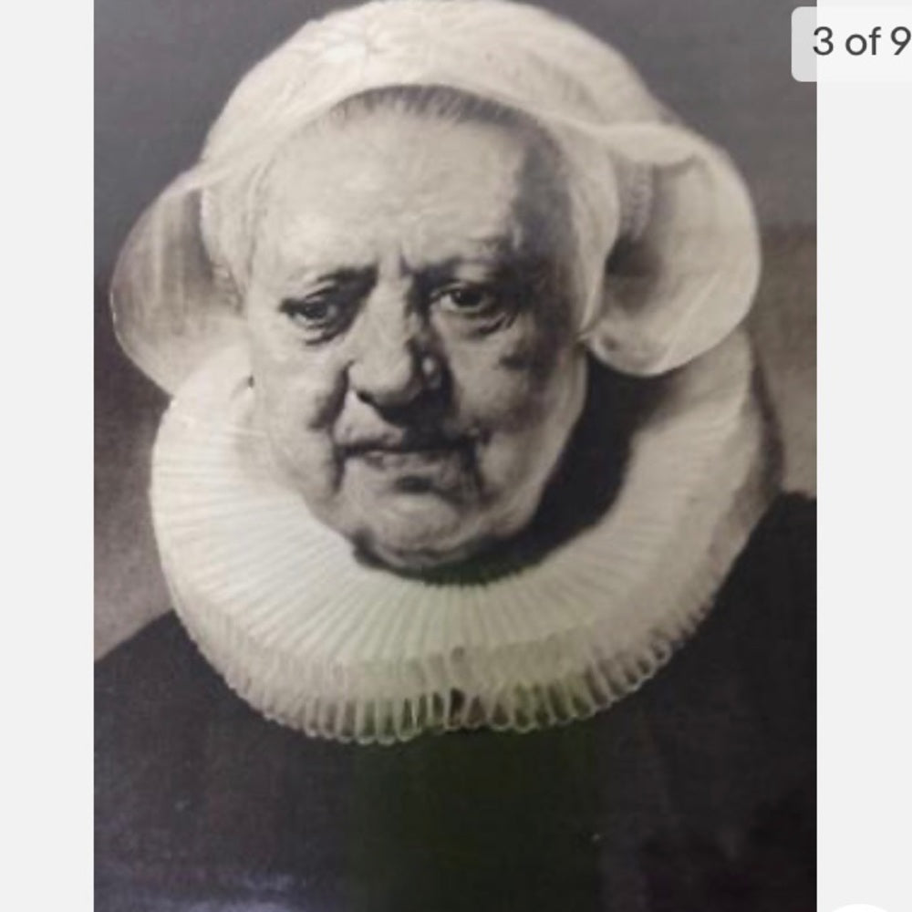 Antique (1906), Rare Etching of a Portrait of an Old Lady, By Rembrandt Van Rijn