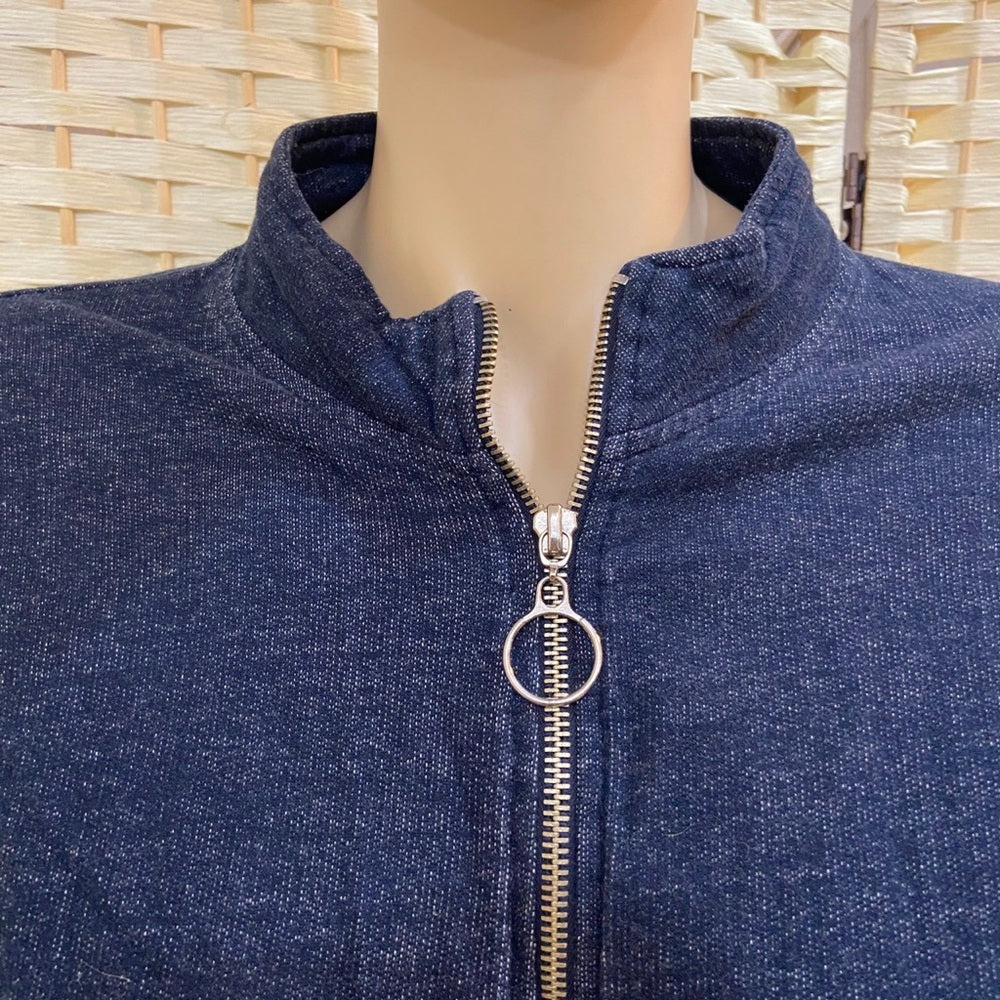 Ragsport Blue Zip Up Athletic Jacket Size M