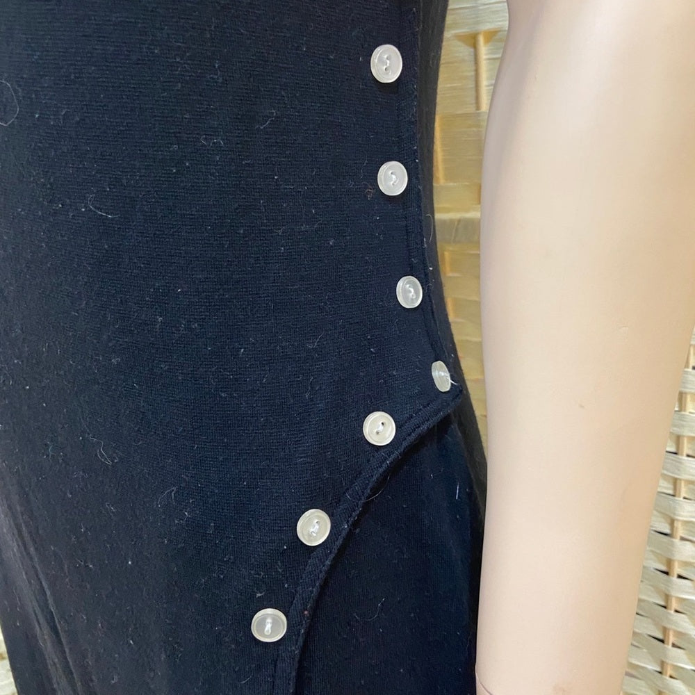 Ronnie Rosado J. Klein & Co., Black Dress with Side Buttons (SIze 12)