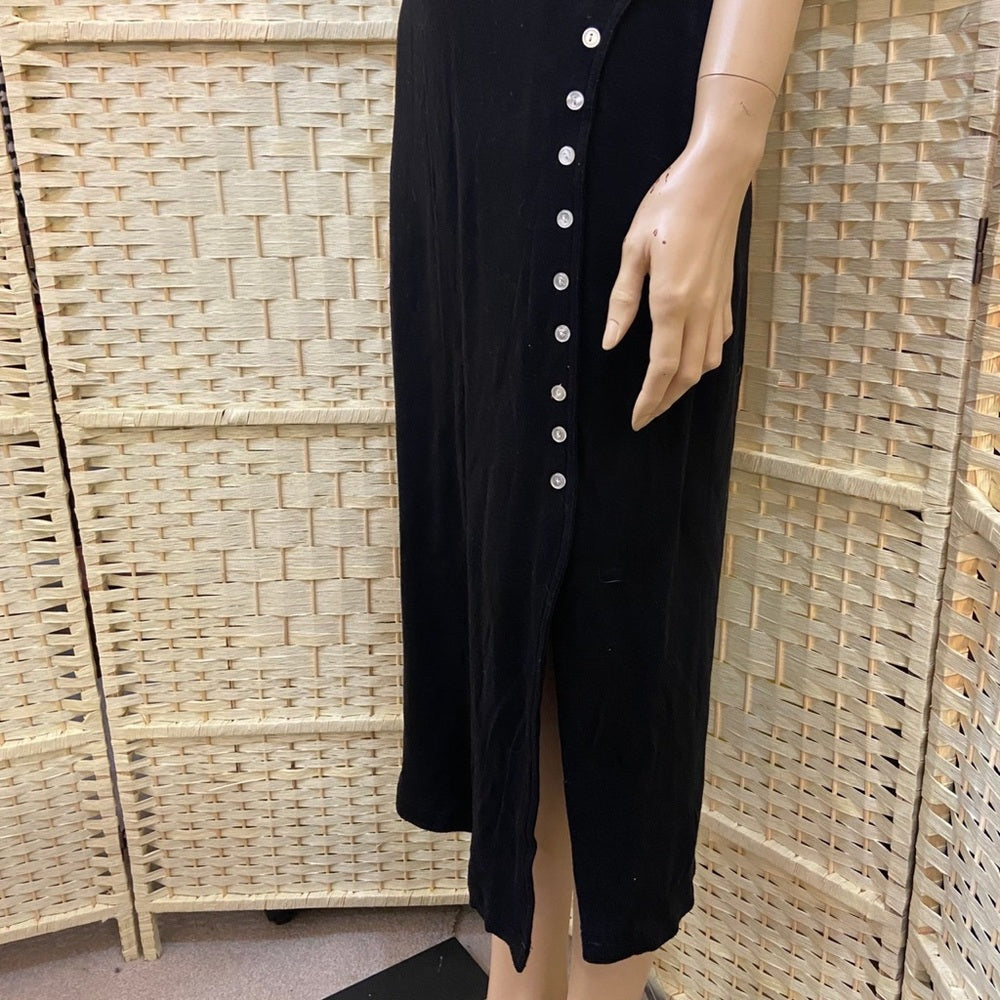 Ronnie Rosado J. Klein & Co., Black Dress with Side Buttons (SIze 12)