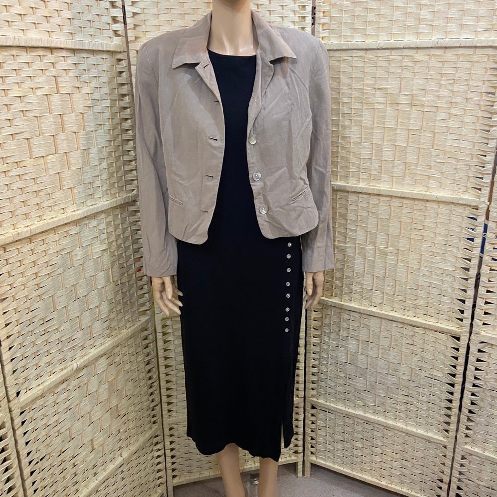 Express Tailleur Beige Blazer Size 7-8