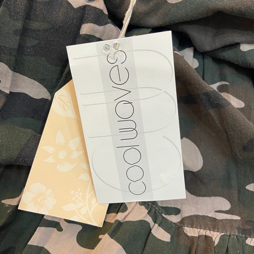 Miss Me, Army Combat Midi Skirt. (NWT) Size M
