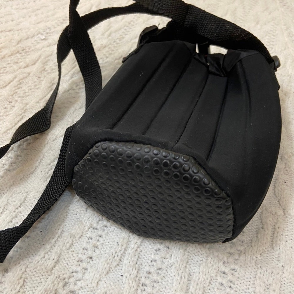Vintage Rubbermaid Black and Red Nylon Water Bottle Case