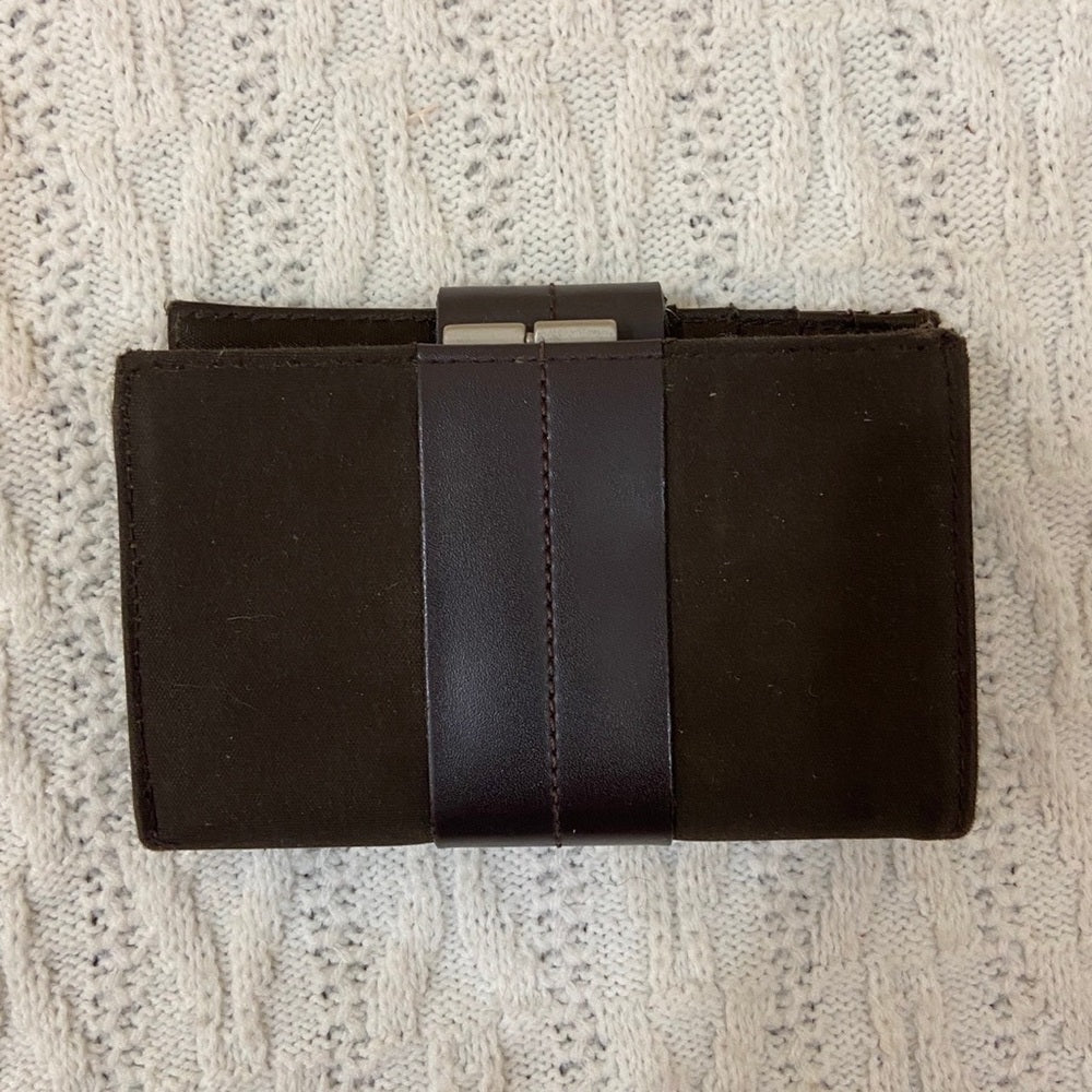 Vintage, Reaction Generation Dark Brown Compact Wallet