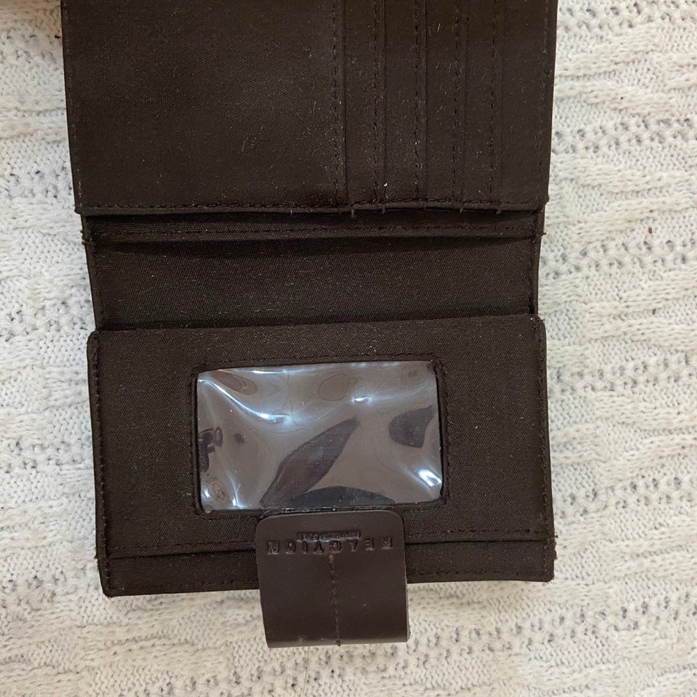 Vintage, Reaction Generation Dark Brown Compact Wallet