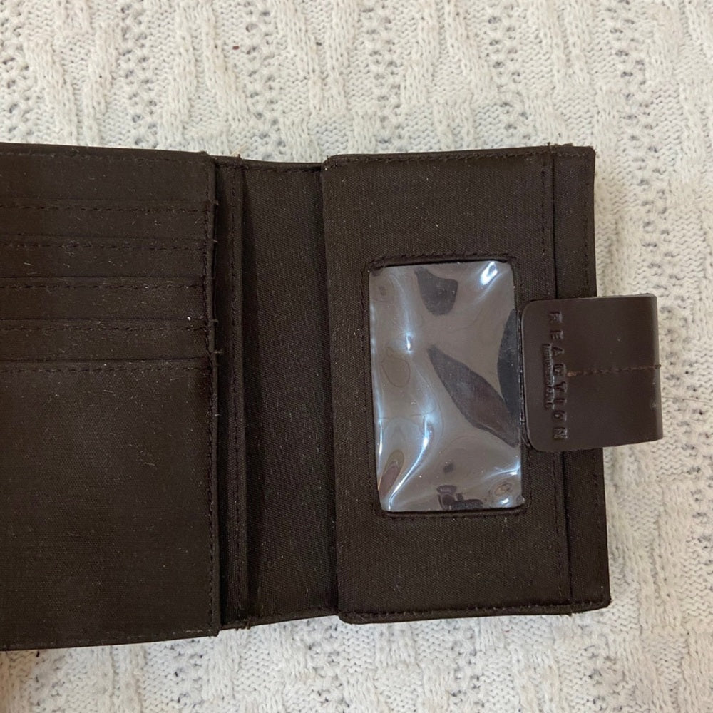 Vintage, Reaction Generation Dark Brown Compact Wallet