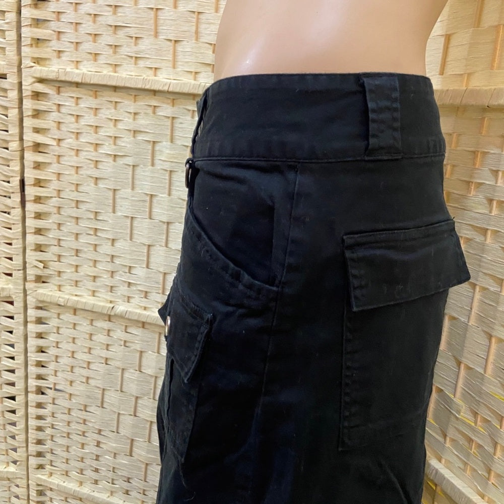 Jypsy Jeans Black Denim Skirt Size M-L