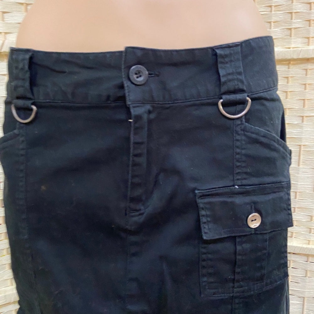 Jypsy Jeans Black Denim Skirt Size M-L
