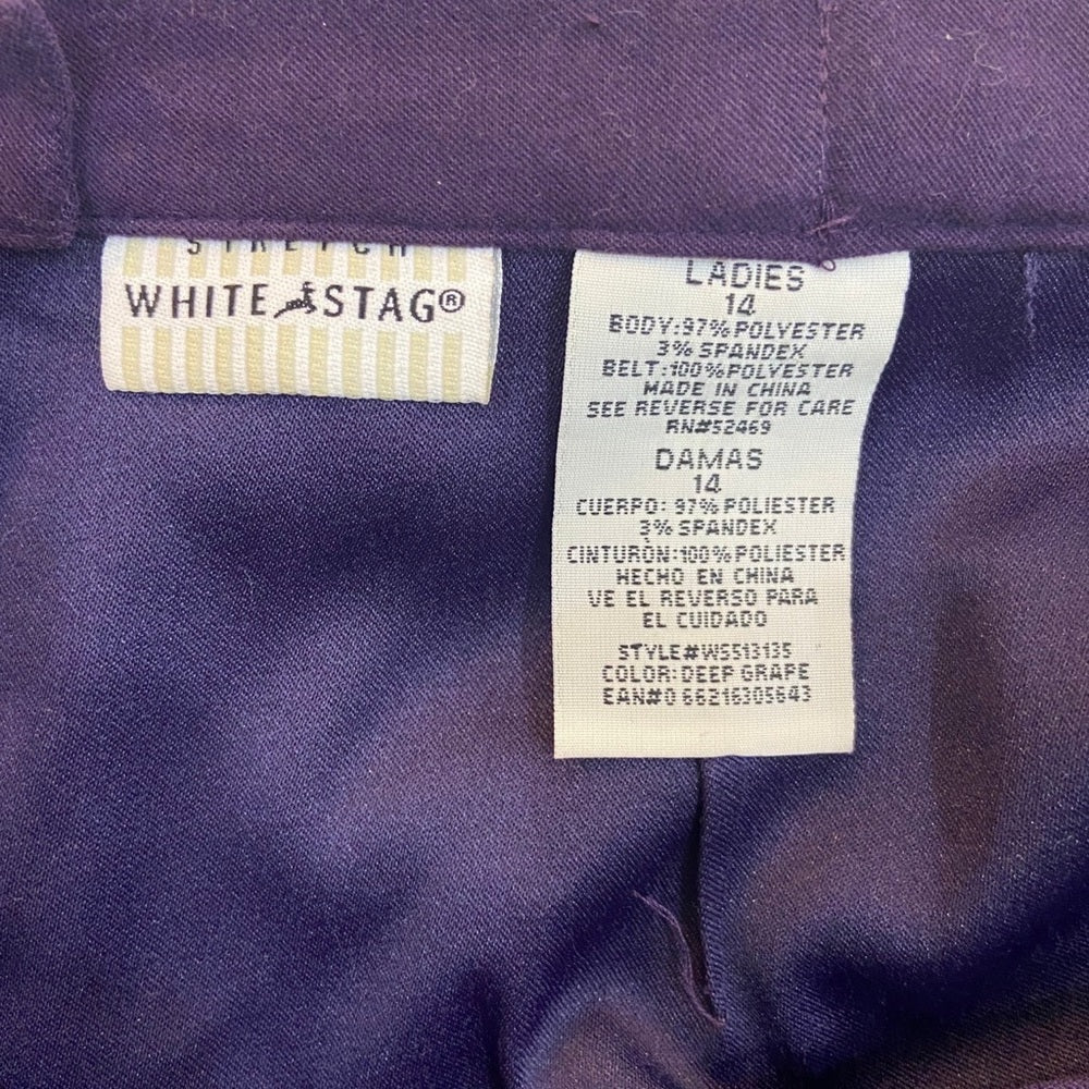 White Stag Purple Skirt - Size 14