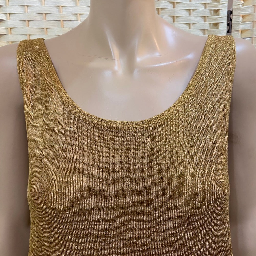 Icing Gold Sweater Tank Size M-L