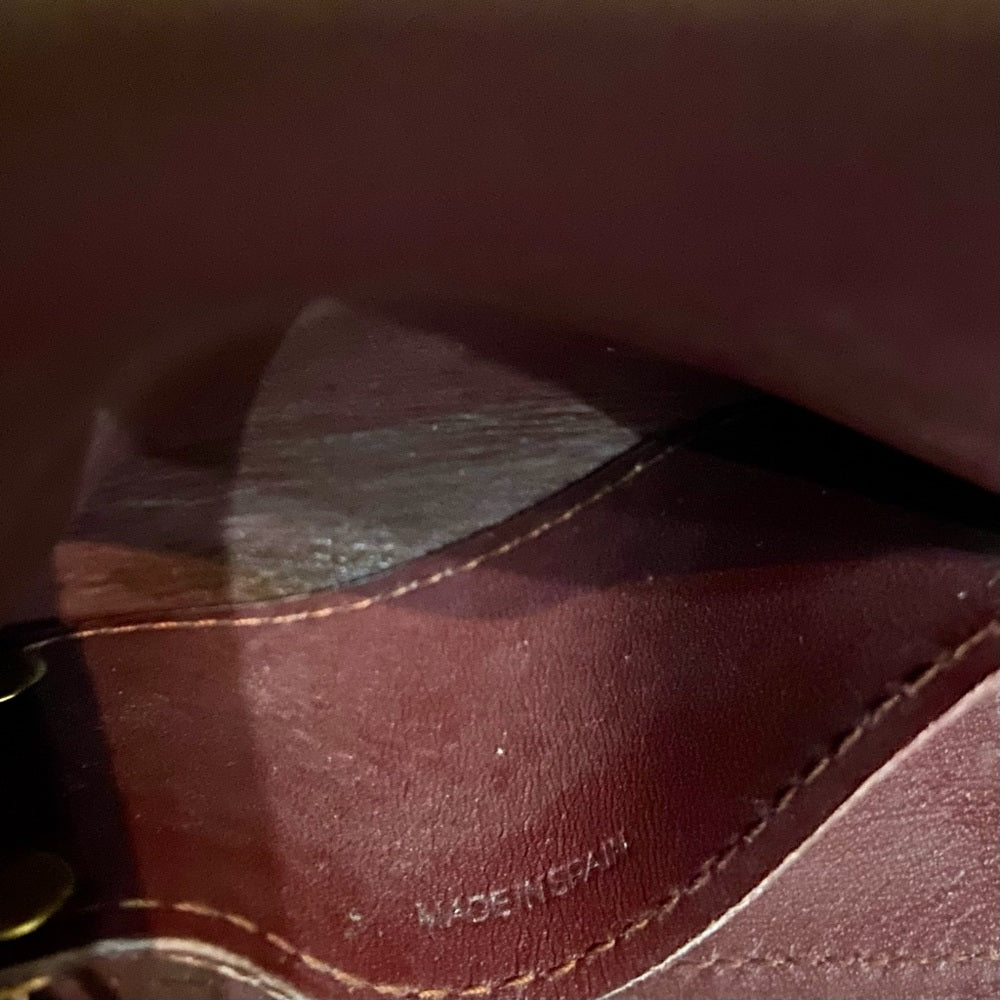 Rare, Cartier Burgundy Leather 4 Hooks Key Case